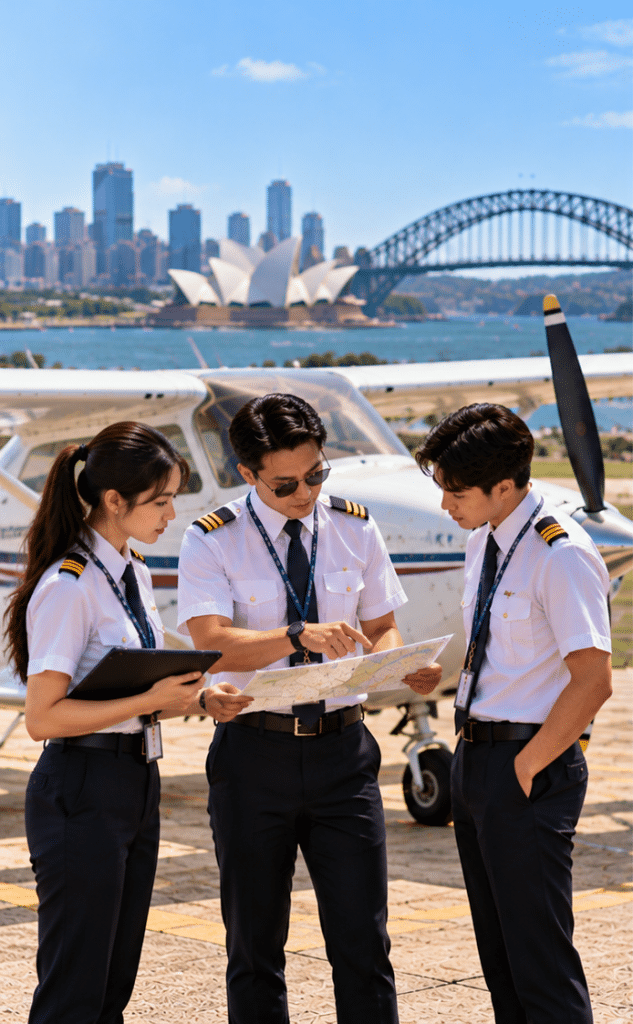 learn to fly Australia from Singapore